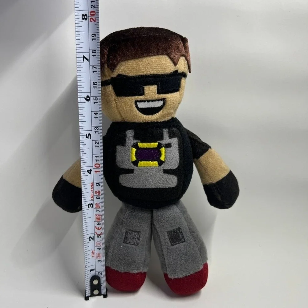 Tube Heroes Jazwares KSI Plush Figure‎ Brown Hair Sunglasses 2015 Toy Doll